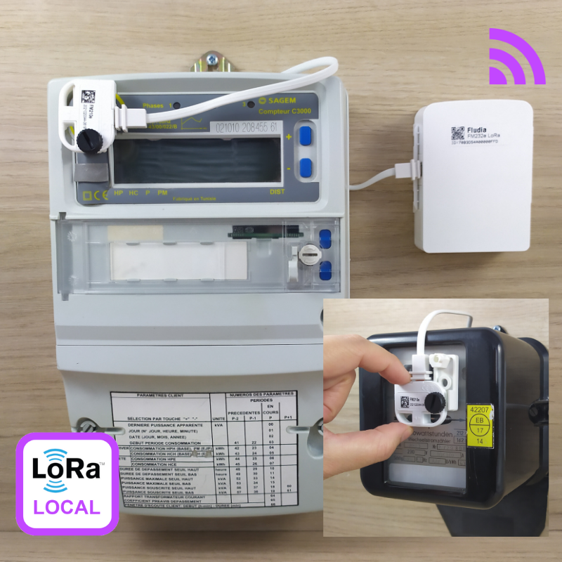 FM232e - Capteur IoT LoRa Local - Electricité