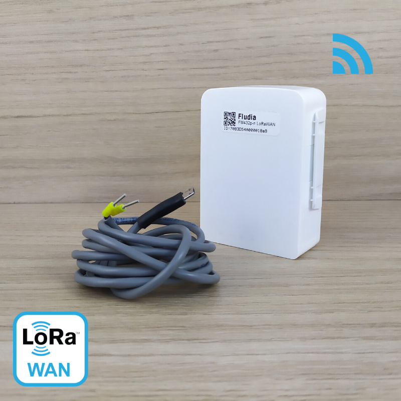 FM432p LoRaWAN IoT sensor for pulse meter 